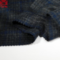 tweed plaid cashmere fleece fabric for overcoat